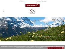 Tablet Screenshot of eiger-grindelwald.ch